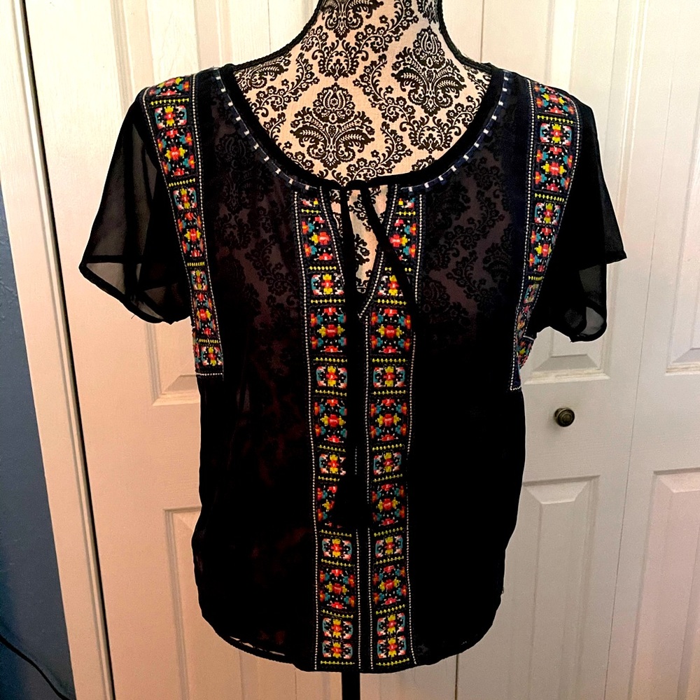 American Eagle Sheer Blouse